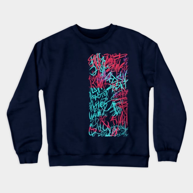 Graffiti Illuma Crewneck Sweatshirt by DenielHast